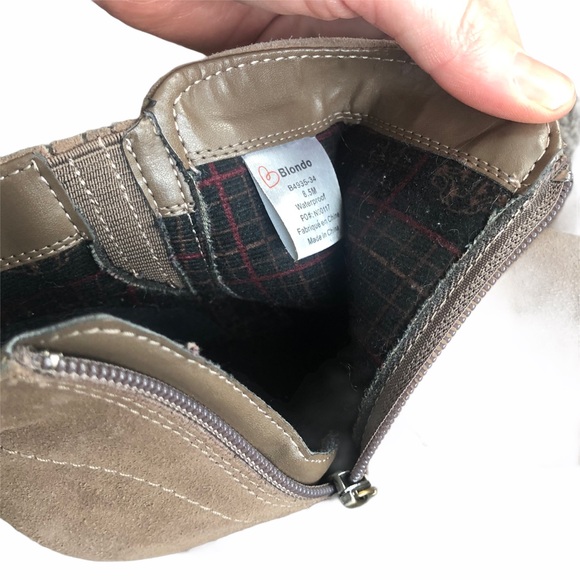 Blondo Waterproof Suede Bootie - Picture 9 of 9